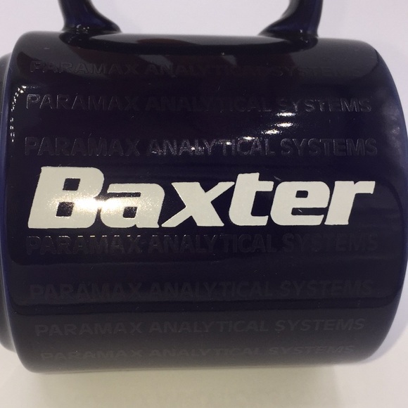 Baxter Paramax Analytical Systems Logo Advertising Healthcare Hospital Mug - Picture 4 of 9